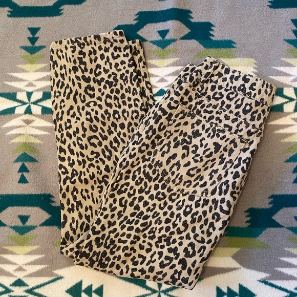 Skinny cheetah print pants - Picture 1 of 2